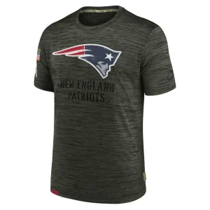 New england patriots nike salute to service velocity team t shirt Olive M