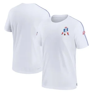 New england patriots nike sideline alternate logo coach performance top White