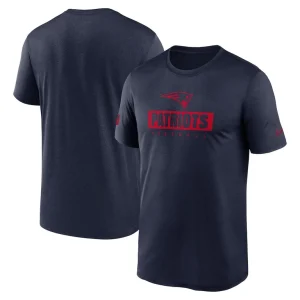 New england patriots nike sideline legend performance t shirt Navy
