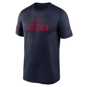 New england patriots nike sideline legend performance t shirt Navy M