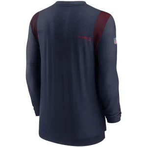 New england patriots nike sideline player uv performance long sleeve t shirt Navy L