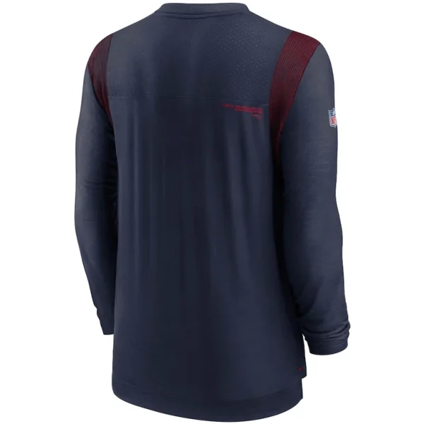 New england patriots nike sideline player uv performance long sleeve t shirt Navy L
