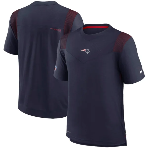 New england patriots nike sideline player uv performance t shirt Navy