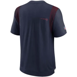 New england patriots nike sideline player uv performance t shirt Navy L