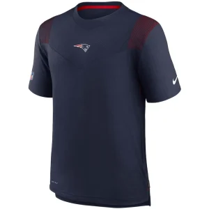 New england patriots nike sideline player uv performance t shirt Navy M