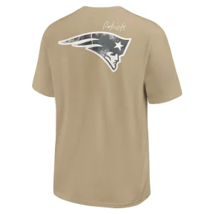 New england patriots nike statement max90 t shirt tan Multi L