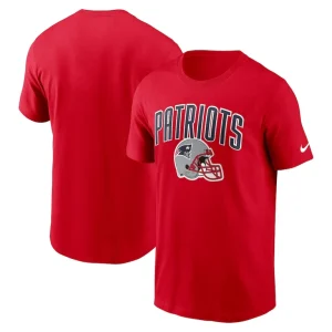New england patriots nike team athletic t shirt Red