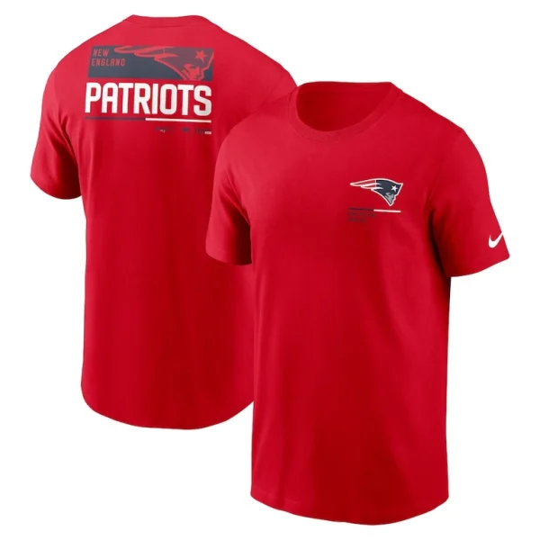 New england patriots nike team incline t shirt Red