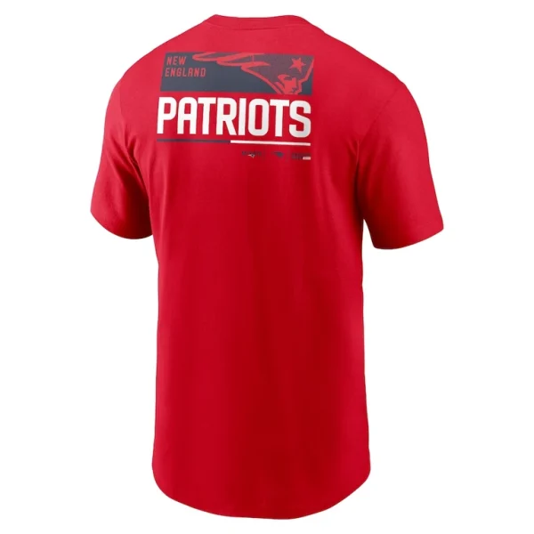 New england patriots nike team incline t shirt Red L