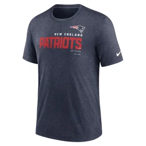 New england patriots nike team tri blend t shirt Heather navy M