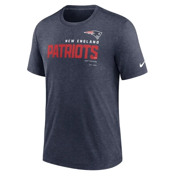 New england patriots nike team tri blend t shirt Heather navy M