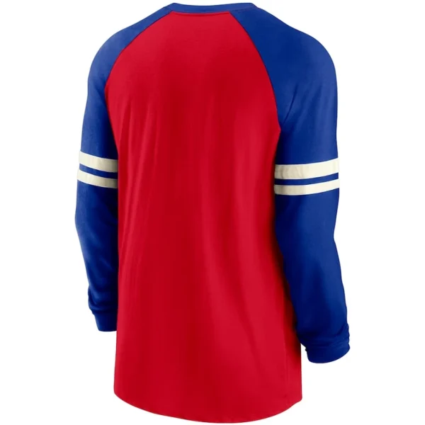 New england patriots nike throwback raglan long sleeve t shirt Redroyal L