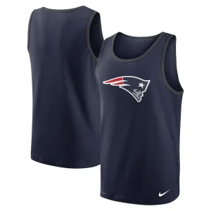 New england patriots nike tri blend tank top Navy