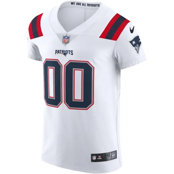 New england patriots nike vapor elite custom jersey White 44