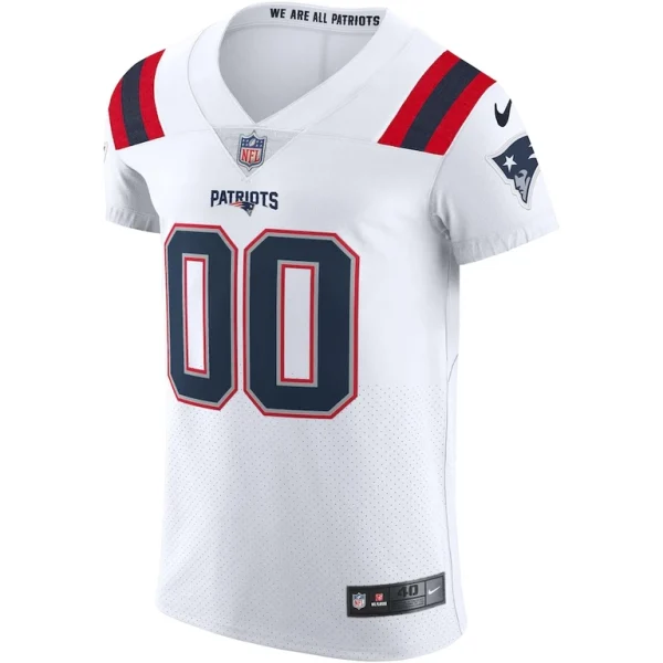 New england patriots nike vapor elite custom jersey White 44