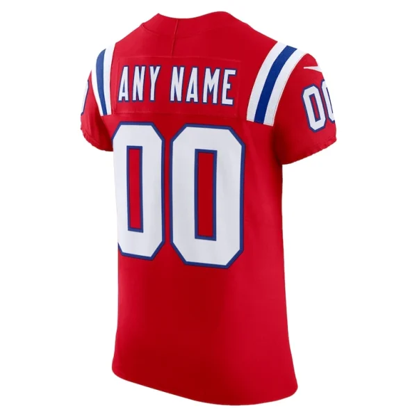 New england patriots nike vapor f.u.s.e. elite custom jersey Red 48