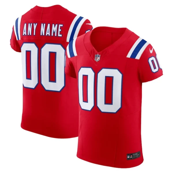 New england patriots nike vapor f.u.s.e. elite custom jersey Red