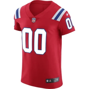 New england patriots nike vapor untouchable custom elite jersey Red 44