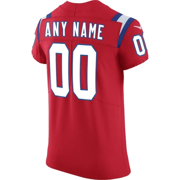 New england patriots nike vapor untouchable custom elite jersey Red 48