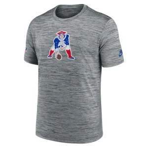 New england patriots nike velocity alternate logo performance t shirt Gray M