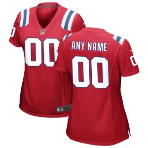 New england patriots nike womens alternate custom jersey Red