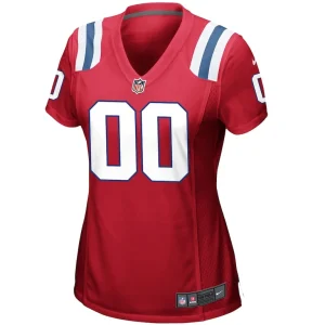 New england patriots nike womens alternate custom jersey Red M