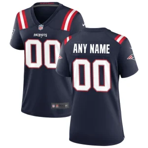 New england patriots nike womens custom game jersey Navy