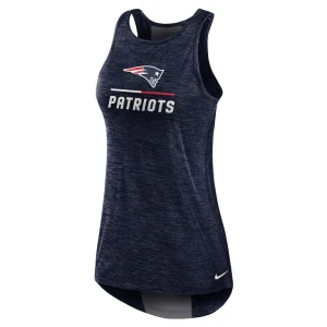 New england patriots nike womens high neck performance tank top Navy S