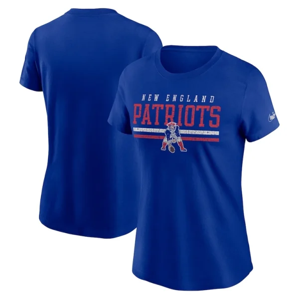 New england patriots nike womens historic t shirt Royal