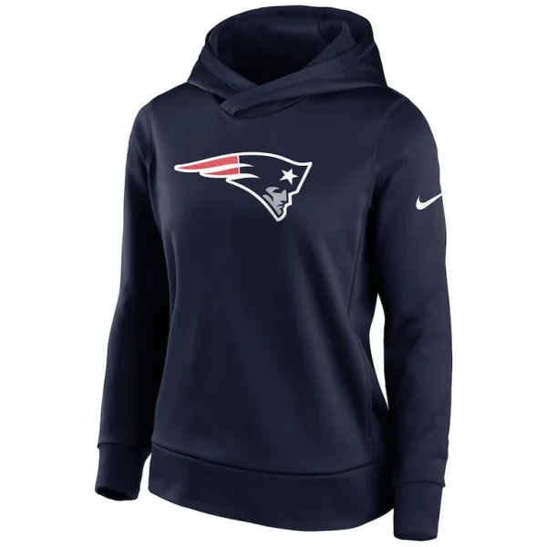 New england patriots nike womens lightweight performance hooded top Navy S