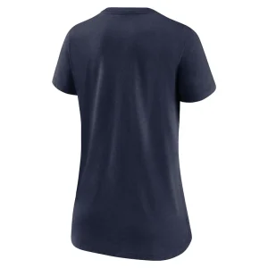 New england patriots nike womens lock up tri blend v neck t shirt Heathered navy M