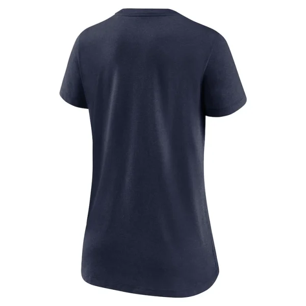 New england patriots nike womens lock up tri blend v neck t shirt Heathered navy M