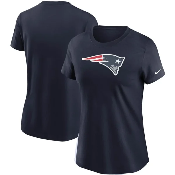 New england patriots nike womens logo essential t shirt Navy