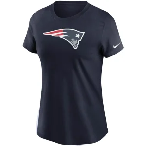 New england patriots nike womens logo essential t shirt Navy S