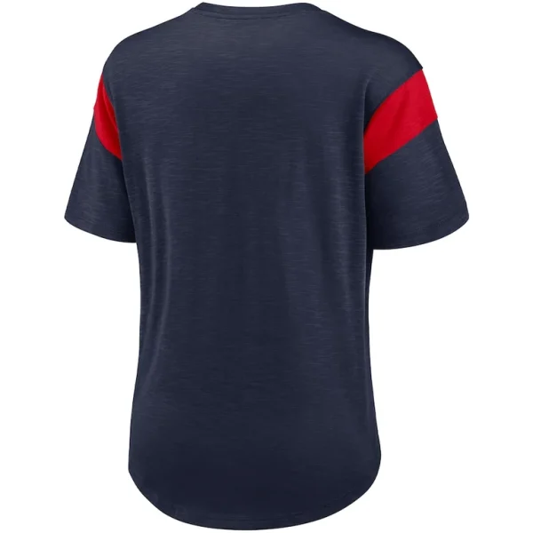 New england patriots nike womens primary logo fashion top Heather navy M