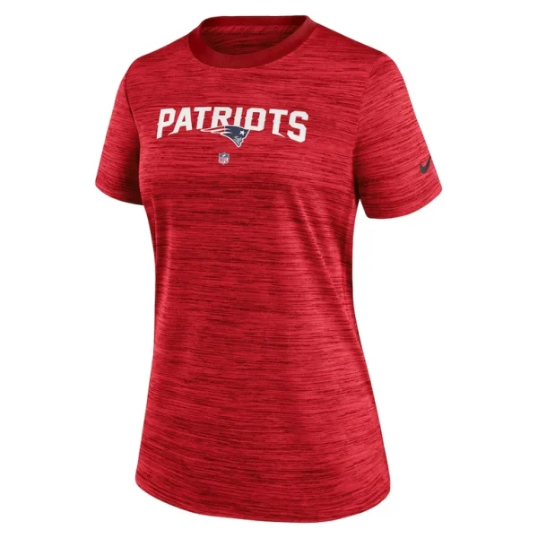 New england patriots nike womens sideline velocity performance t shirt Red S