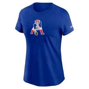 New england patriots nike womens throwback primary logo t shirt Royal S