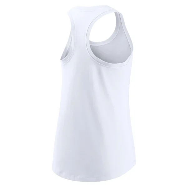 New england patriots nike womens tri blend scoop neck racerback tank top White M