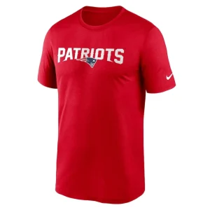 New england patriots nike wordmark legend t shirt Red M