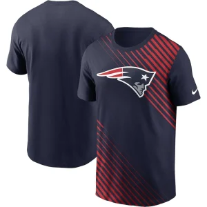 New england patriots nike yard line fashion asbury t shirt Navy