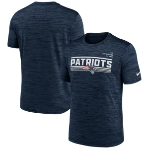 New england patriots nike yardline velocity performance t shirt Navy