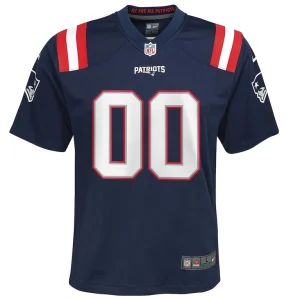 New england patriots nike youth custom game jersey Navy Yth M