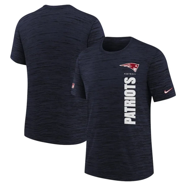 New england patriots nike youth sideline velocity performance t shirt Navy