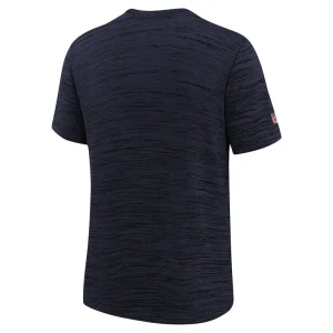 New england patriots nike youth sideline velocity performance t shirt Navy Yth L