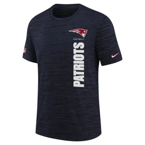 New england patriots nike youth sideline velocity performance t shirt Navy Yth M