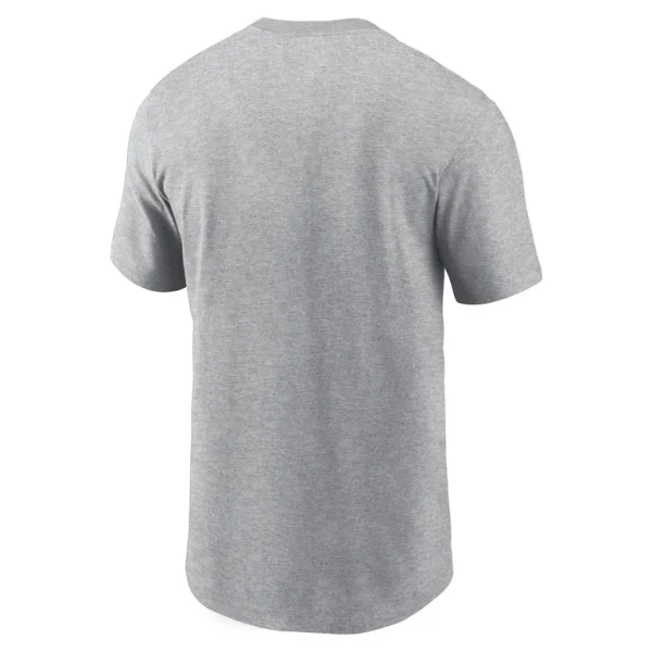 New england patriots vs. indianapolis colts nike 2023 frankfurt game essential t shirt Heather gray L