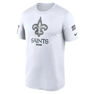 New orleans saints nike 2024 salute to service legend performance t shirt White M