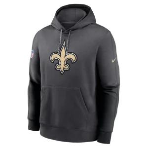 New orleans saints nike 2024 sideline club pullover hoodie anthracite Multi M