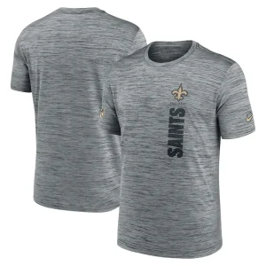 New orleans saints nike 2024 sideline velocity performance t shirt Gray