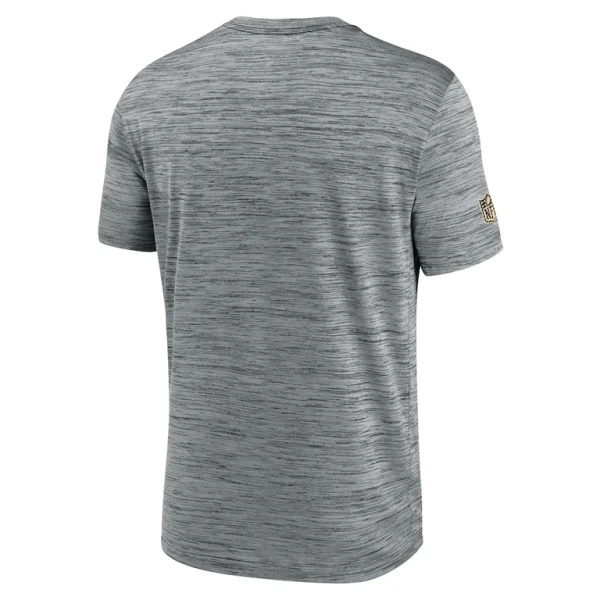 New orleans saints nike 2024 sideline velocity performance t shirt Gray L